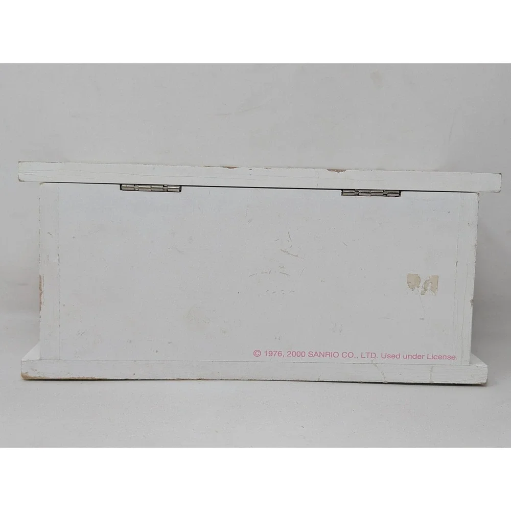 Vintage HELLO KITTY Jewelry Box Organizer Wooden Trinket Box‎ SANRIO Y2K 2000